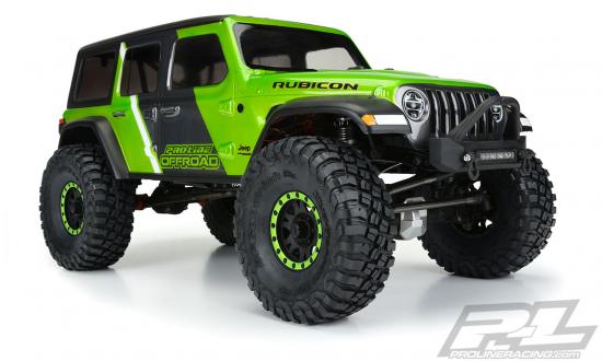 ProLine Jeep Wrangler JL Unlimited Rubicon Clear Crawler Bodyshell - ProLine 2020 Jeep Gladiator Clear Crawler Bodyshell - 313mm Wheelbase