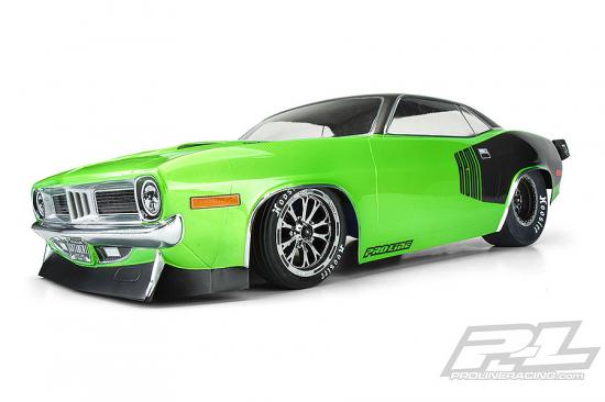 ProLine 1972 Plymouth Barracuda Clear Drag Body For 2WD Drag