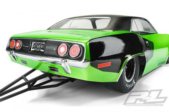 ProLine 1972 Plymouth Barracuda Clear Drag Body For 2WD Drag