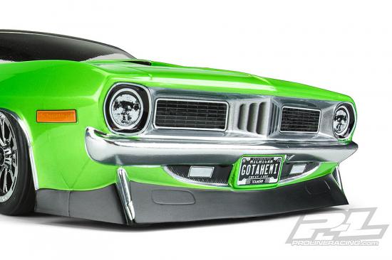 ProLine 1972 Plymouth Barracuda Clear Drag Body For 2WD Drag