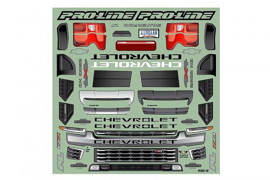 ProLine 2021 Chevrolet Silverado 2500 HD Clear Body - Arrma Kraton 6S