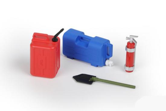 ProLine Scale Accessory Set - Water/Fuel Cans, Shovel, Fire Extinguisher