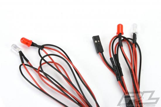 ProLine Universal LED Head Light + Tail Light Kit For Crawlers