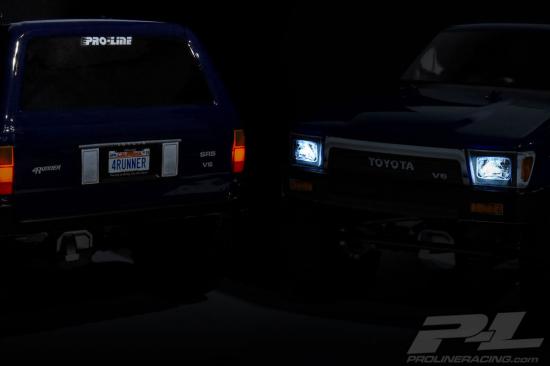 ProLine Universal LED Head Light + Tail Light Kit For Crawlers