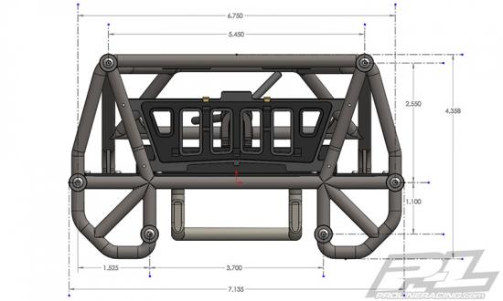 ProLine Back Half Cage For ProLine Cab Only Crawler Bodies