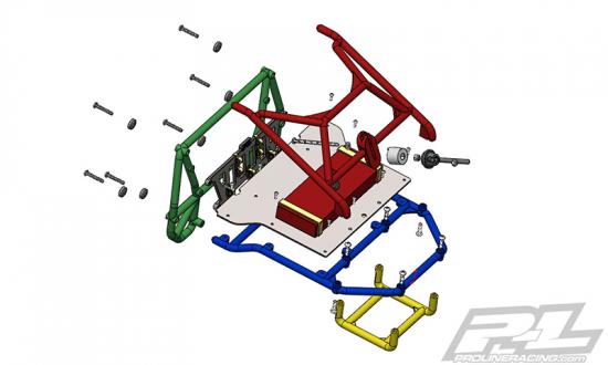 ProLine Back Half Cage For ProLine Cab Only Crawler Bodies