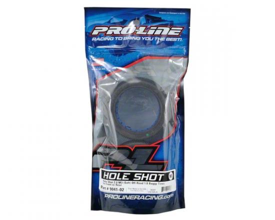 ProLine Holeshot 2.0 1:8 Buggy Tyres with Inserts - M3 Soft