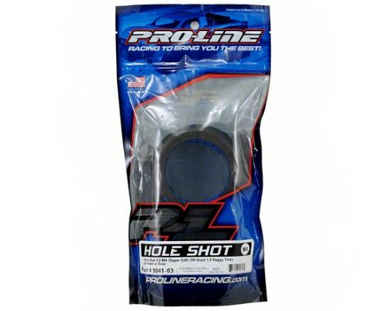 ProLine Holeshot 2.0 1:8 Buggy Tyres with Inserts - M4 Super Soft