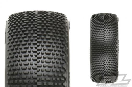 ProLine Buck Shot M4 S-S 1:8 Buggy Tyres With Closed Cell Inserts (2)
