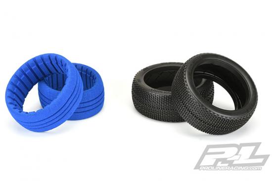 ProLine Buck Shot S4 Super Soft 1:8 Buggy Tyres With Closed Cell Inserts (2)