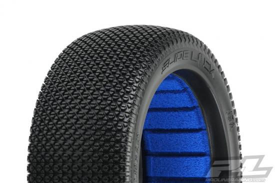 ProLine Slide Lock M4 Med 1:8 Buggy Tyres With Closed Cell Inserts (2)