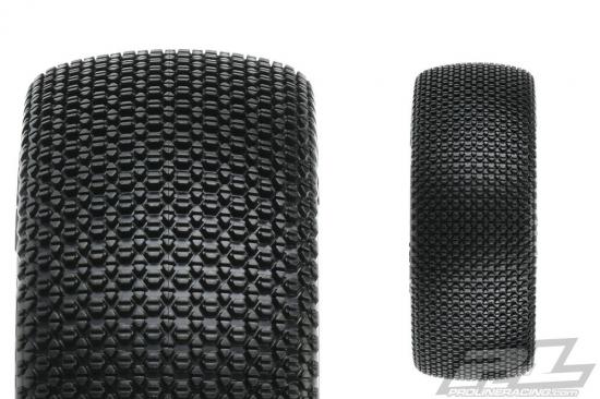 ProLine Slide Lock M4 Med 1:8 Buggy Tyres With Closed Cell Inserts (2)