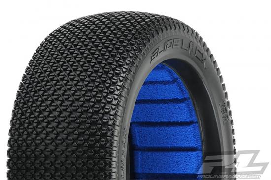 ProLine Slide Lock S4 S/Soft 1:8 Buggy Tyres With Closed Cell Inserts (2)