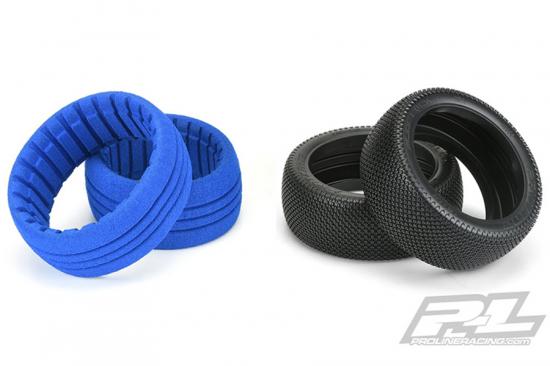 ProLine Slide Lock S4 S/Soft 1:8 Buggy Tyres With Closed Cell Inserts (2)