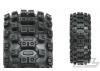 ProLine Badlands MX M2 Tyres Pre-Mounted on Mach 10 Black 1:8 Buggy Wheels (2)