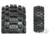 ProLine Badlands MX 1:8 Buggy M2 Tyres Pre Mounted on White Wheels (2)