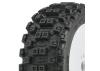 ProLine Badlands MX 1:8 Buggy M2 Tyres Pre Mounted on White Wheels (2)