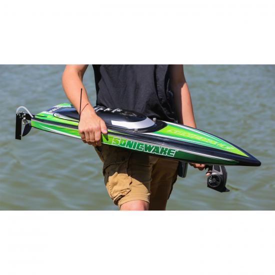 Pro Boat Sonicwake 36 - Black/Green