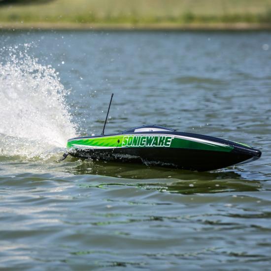 Pro Boat Sonicwake 36 - Black/Green