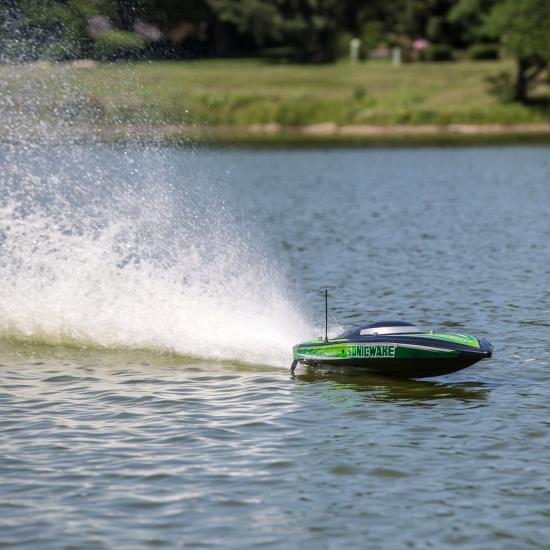 Pro Boat Sonicwake 36 - Black/Green