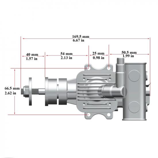 Stinger Engines 26cc Single Cylinder Rear Exhaust 2-Stroke Petrol Engine