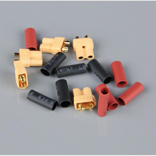 Radient XT30 Female (Battery End) including Heat Shrink (5pcs)