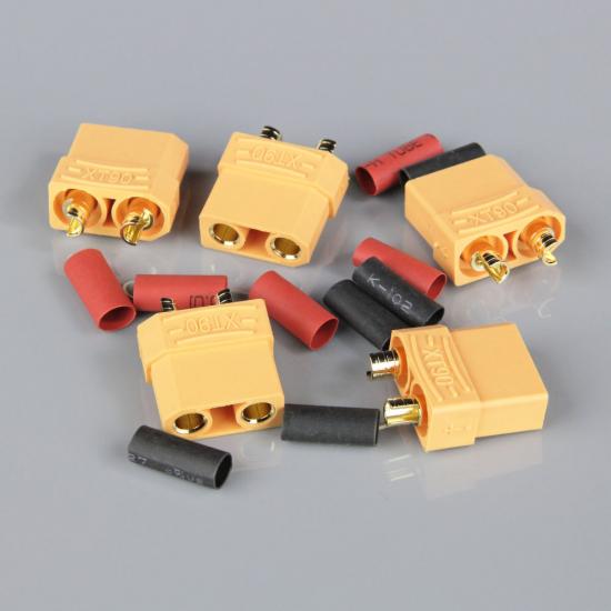 Radient XT90 Female including Heat Shrink (Battery End) (5pcs)