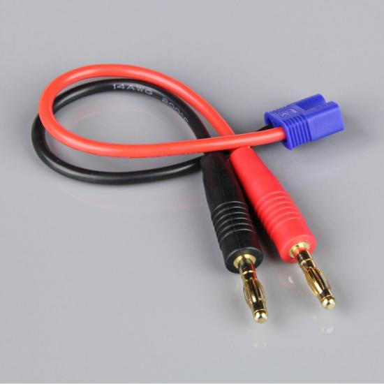 Radient Charge Lead, 4mm Bullet to EC3 Male, 14AWG, 150mm (ESC End)