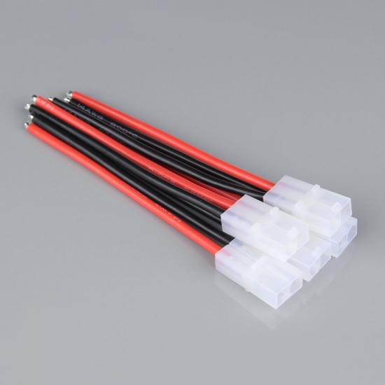 Radient Pigtail Connector, Tamiya Female, 14AWG, 100mm (Battery End) (5pcs)