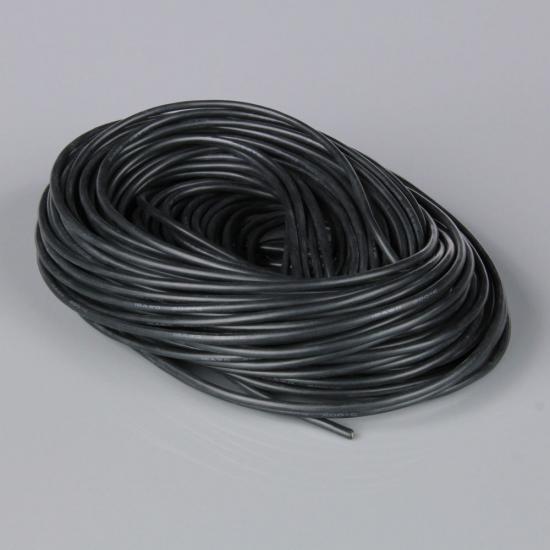 Radient Silicone Wire, 16AWG, 100ft / 30m Black (on a roll)
