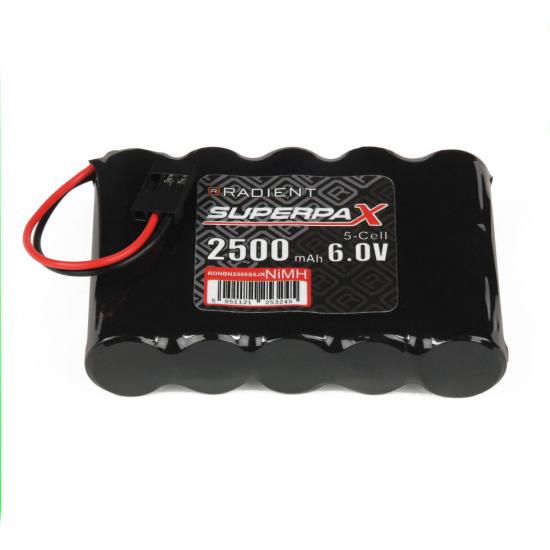 Radient NiMH 60V 2500mAh AA SBS-Flat, Rx-JR