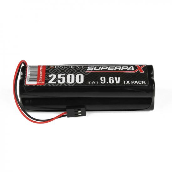 Radient NiMH 9.6V 2500mAh AA Square, Tx, JR