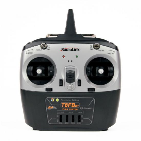 RadioLink T8FB 24GHz 8-Channel Transmitter with Bluetooth and 2x R8EF Receivers (Mode 2)