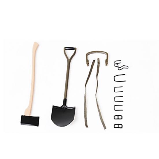 Roc Hobby ROCC1038 Roc Hobby 16 1941 MB Scaler Axe And Shovel Set