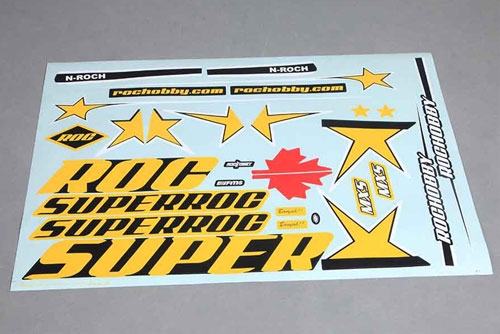 Roc Hobby 1100mm Mxs Decal Sheet