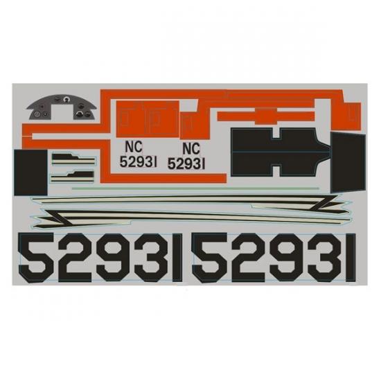 Roc Hobby Beechcraft Decal Sheet