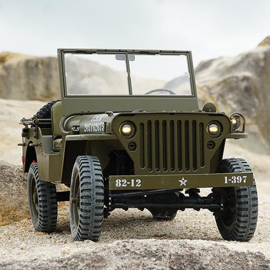 Roc Hobby 1:6 Willys Jeep Miltary Scaler - RTR | RC (Remote