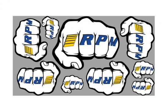 RPM Fist Logo Decal Sheets