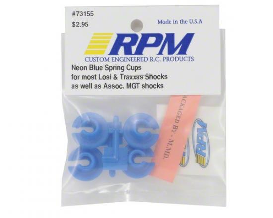RPM Losi + Traxxas Spring Cups Blue