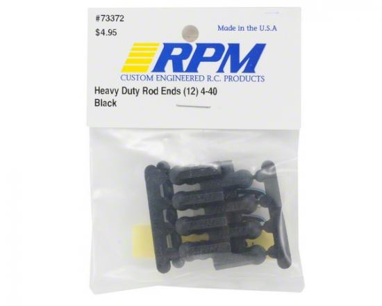 RPM 4-40 Rod Ends for Associated/Losi - Black