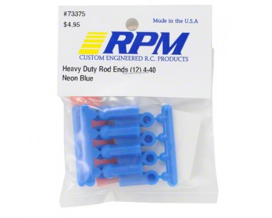 RPM 4-40 Rod Ends for Associated/Losi - Blue