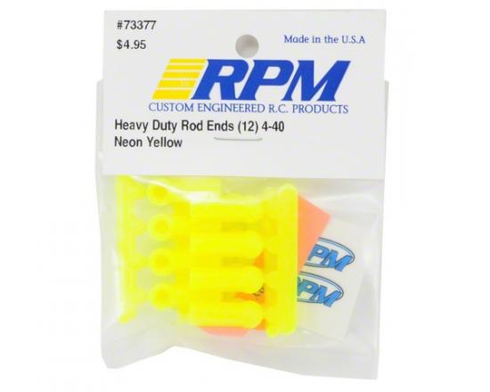 RPM 4-40 Rod Ends for Associated/Losi - Yellow