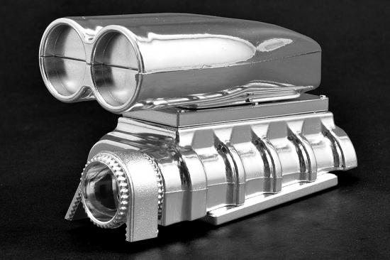 RPM Chrome Shotgun Style Mock Intake + Blower