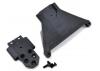 RPM Front Bulkhead for Slash 4x4 LCG Chassis (TRX-7430) - Black