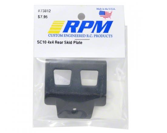RPM Rear Skid Plate For SC10 4x4