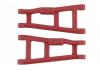 RPM Rear Wishbone Arms - Fit Traxxas 2WD Rustler and Stampede (Upgrades - TRX3655) - Red