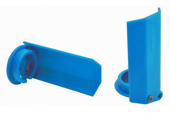 RPM Traxxas X-MAXX Shock Shaft Guards - Blue
