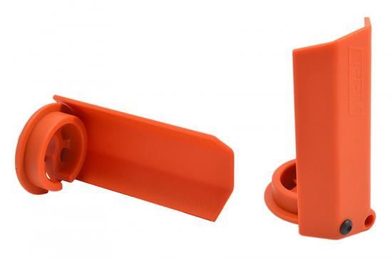 RPM Traxxas X-MAXX Shock Shaft Guards - Orange