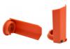RPM Traxxas X-MAXX Shock Shaft Guards - Orange