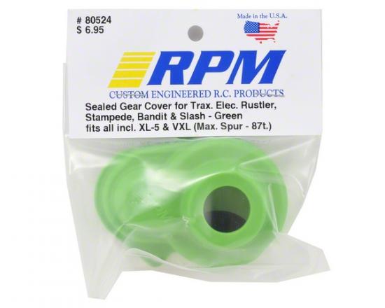 RPM Gear Cover For Traxxas Rustler, Stampede, Bandit and Slash - Green